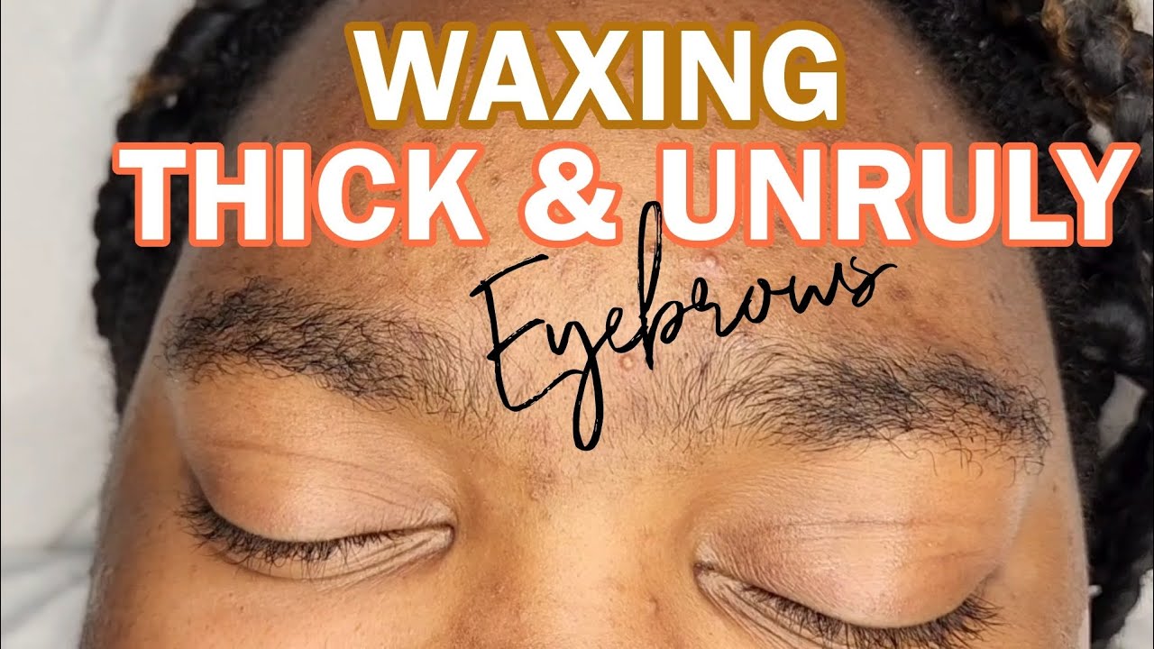 WILD BROWS TAMED! #EyebrowWax #BrowCleanUp