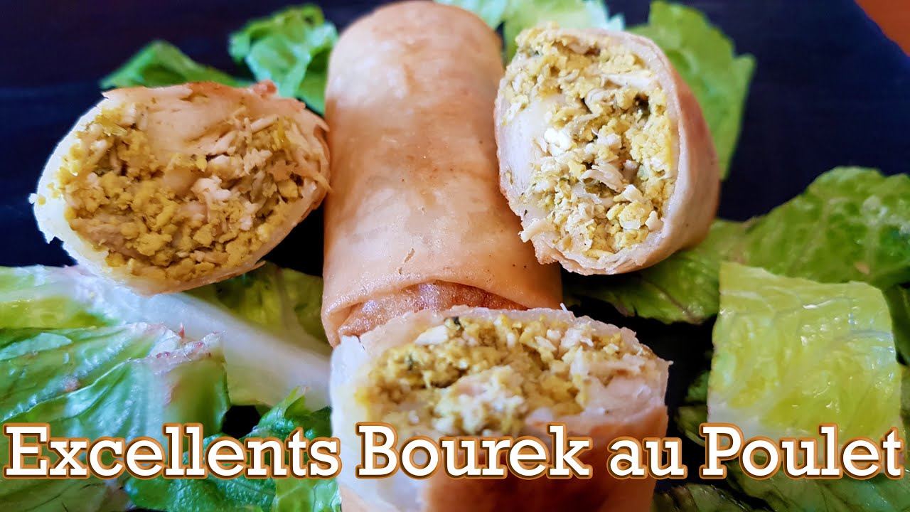 Excellents Bourek au Poulet!