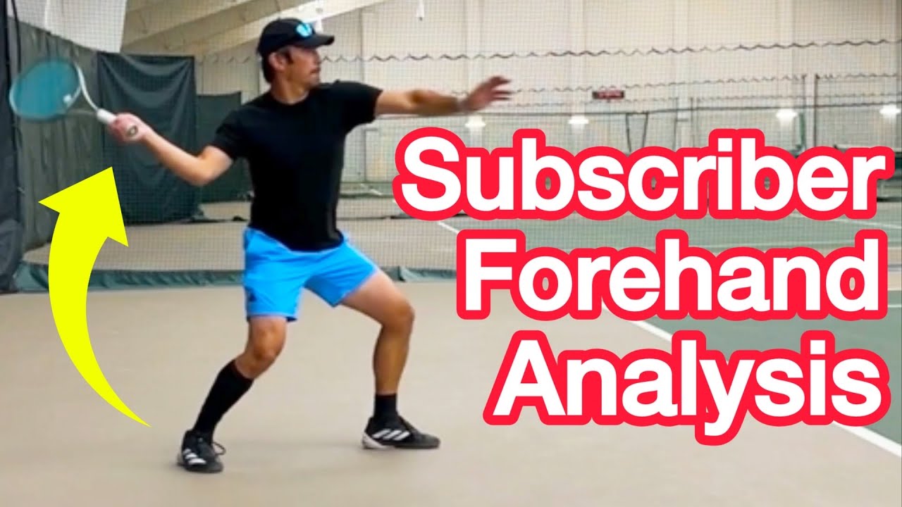 AMAZING Subscriber Forehand Analysis (Video Tennis Lesson)