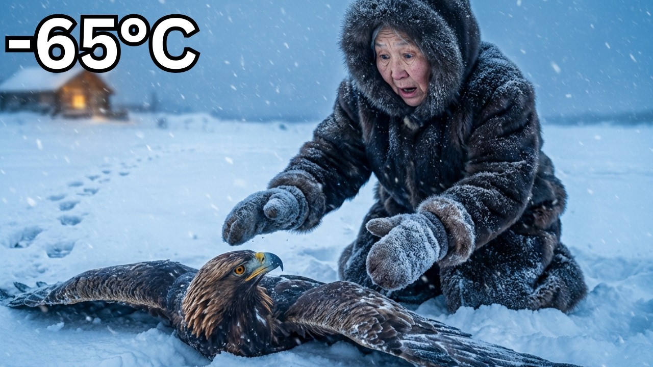 An 83-Year-Old Woman Saved a Frozen Eagle and Her Baby at –65°C… What Happened Next Was Unbelievable