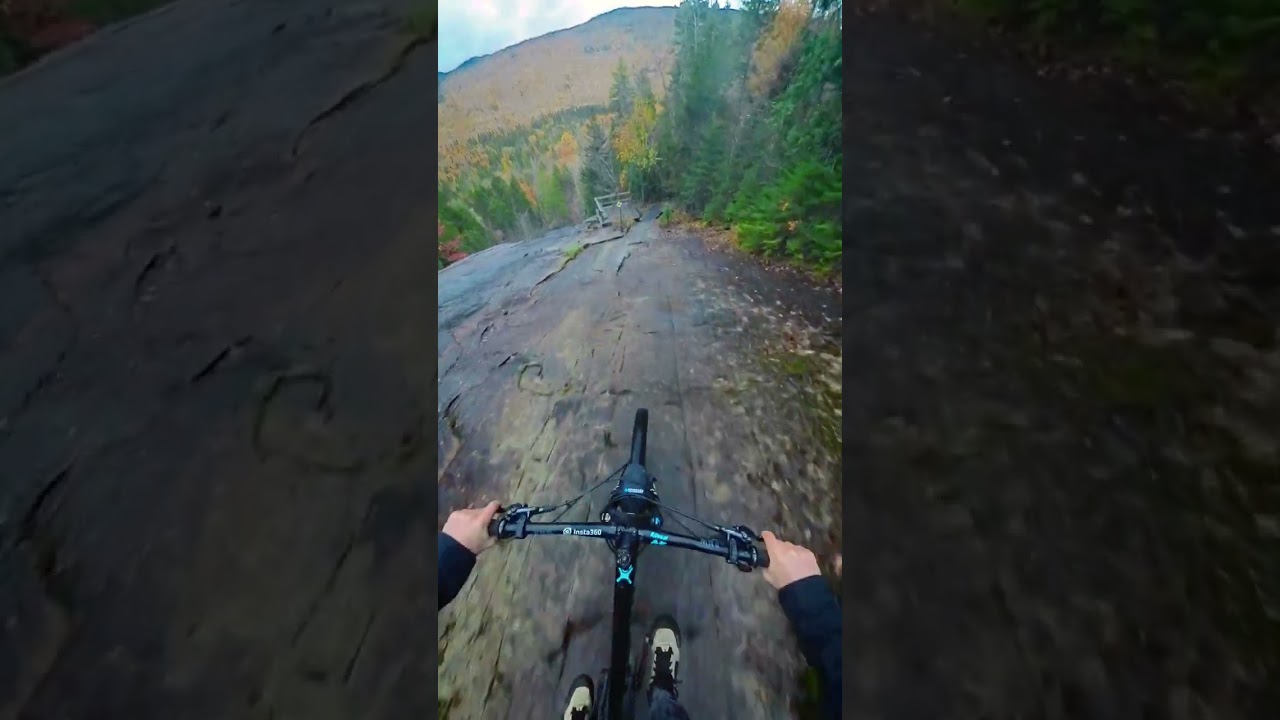 Riding on a River... in The Rain!!  #mtb #bicycle