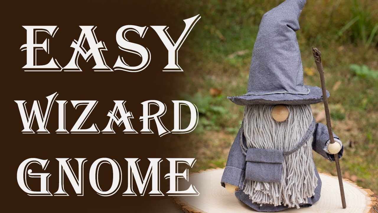 DIY Easy Wizard Gnome | Cheap No Sew Craft