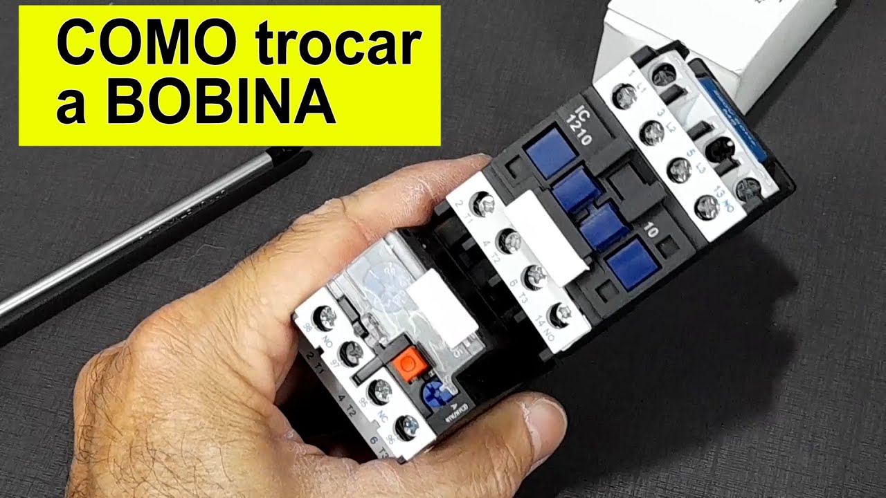 COMO trocar a BOBINA do contator por 24V