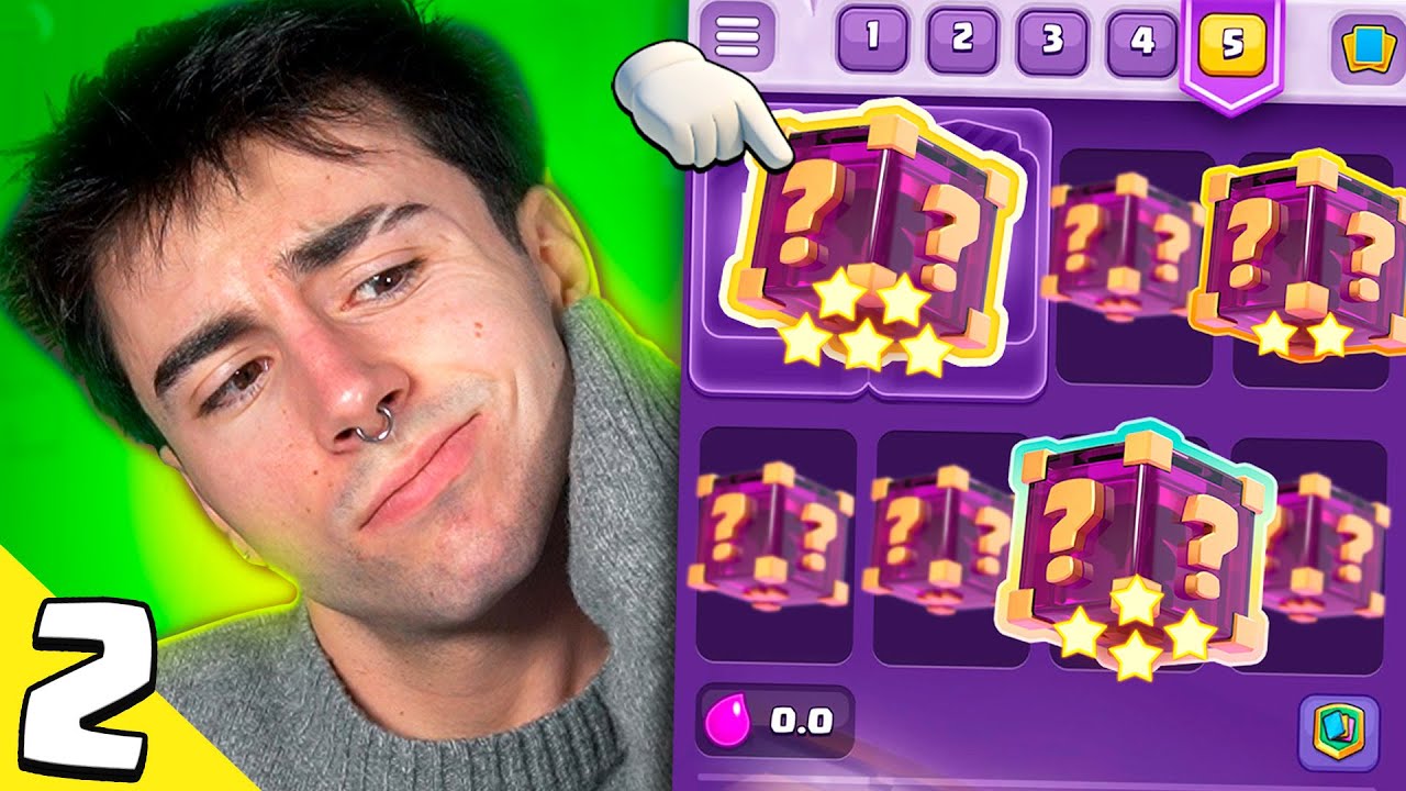 LUCKY DROPS CREAN MI MAZO EN CLASH ROYALE EP2🤡