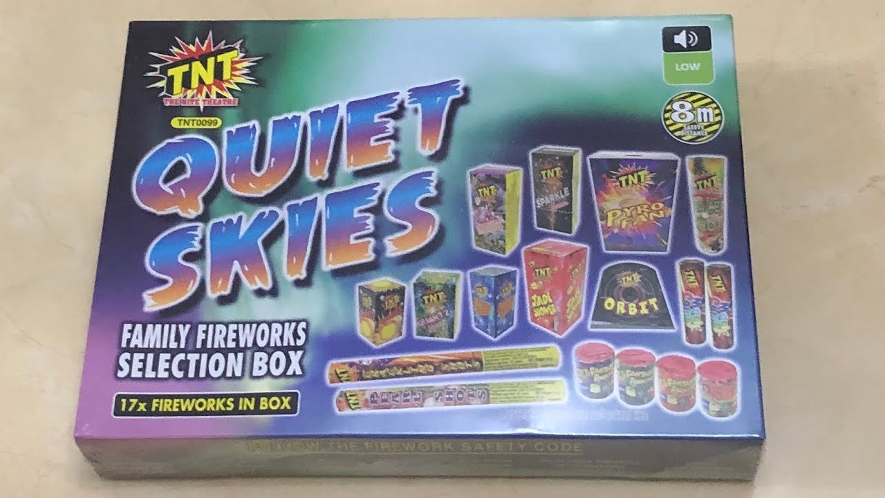 Family Fireworks selection box QUIET SKIES 2022