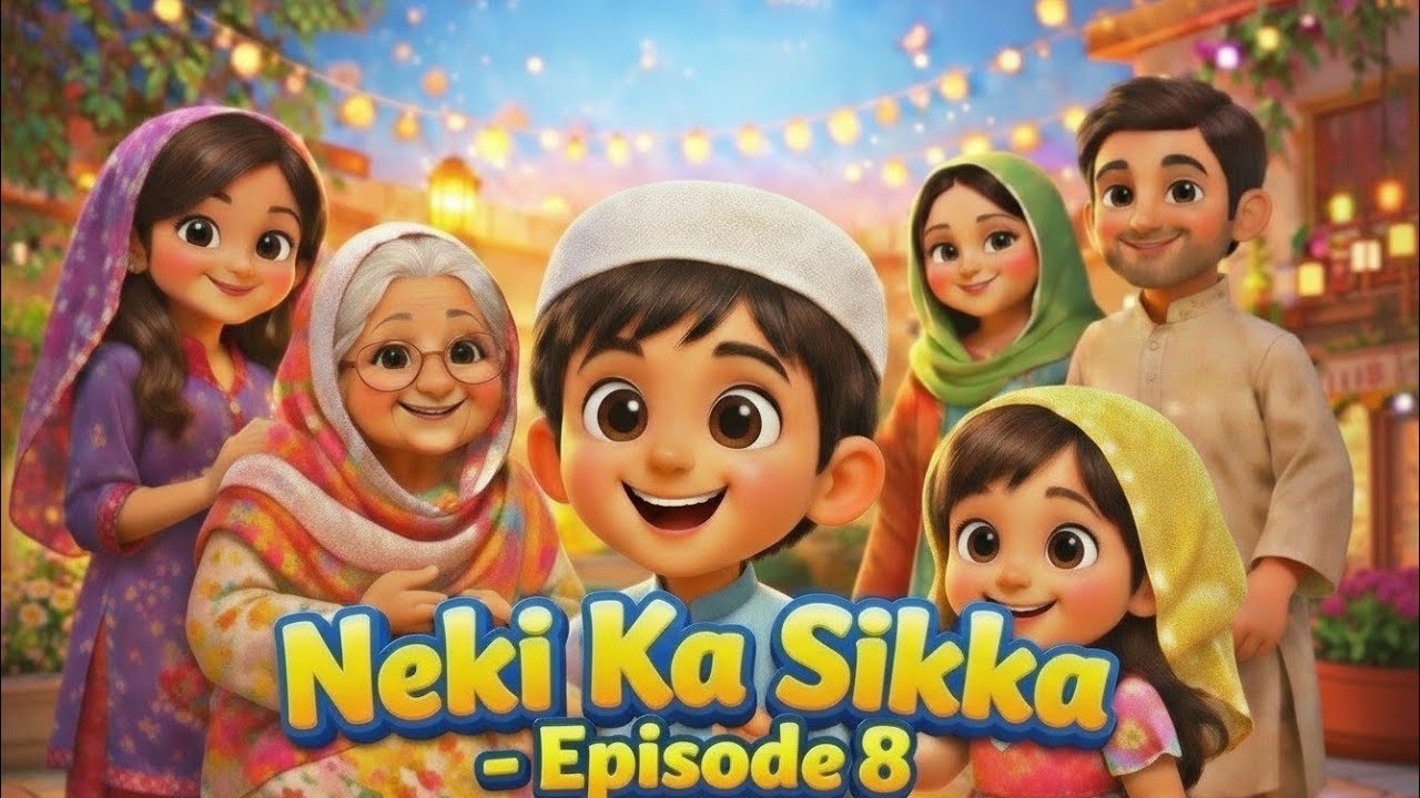 نیکی کا سکہ Episode 8 | ادھورا سچ | بچوں کی اسلامی کہانی | Moral Story for Kids in Urdu #islamic