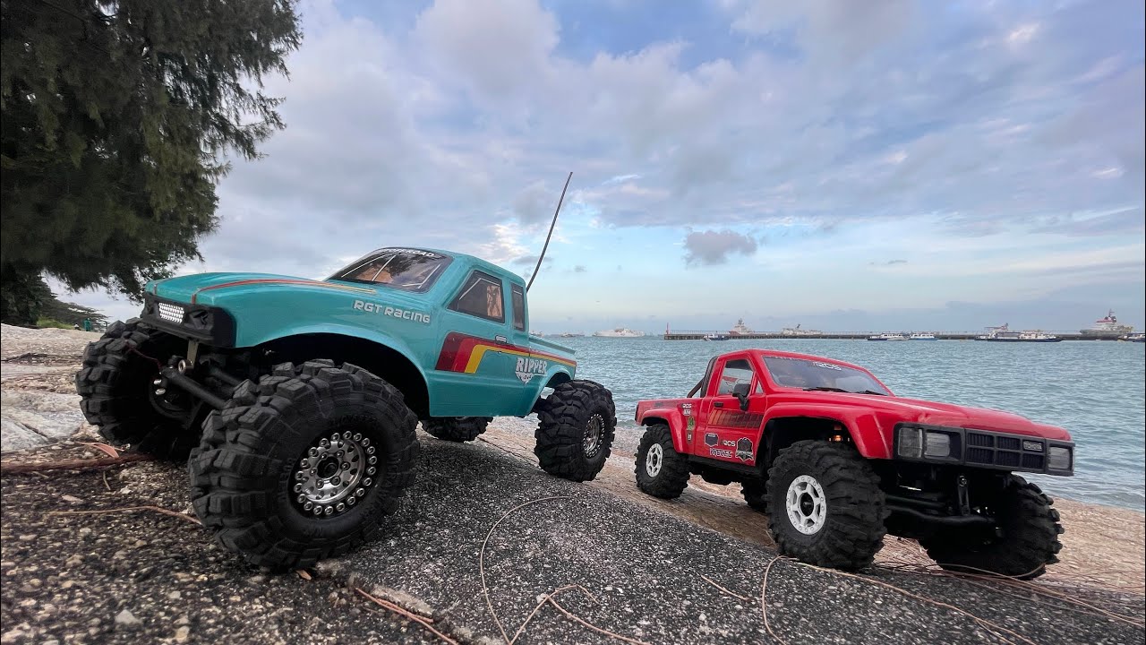 Datsun 93 vs SR5 crawler truck full video part2