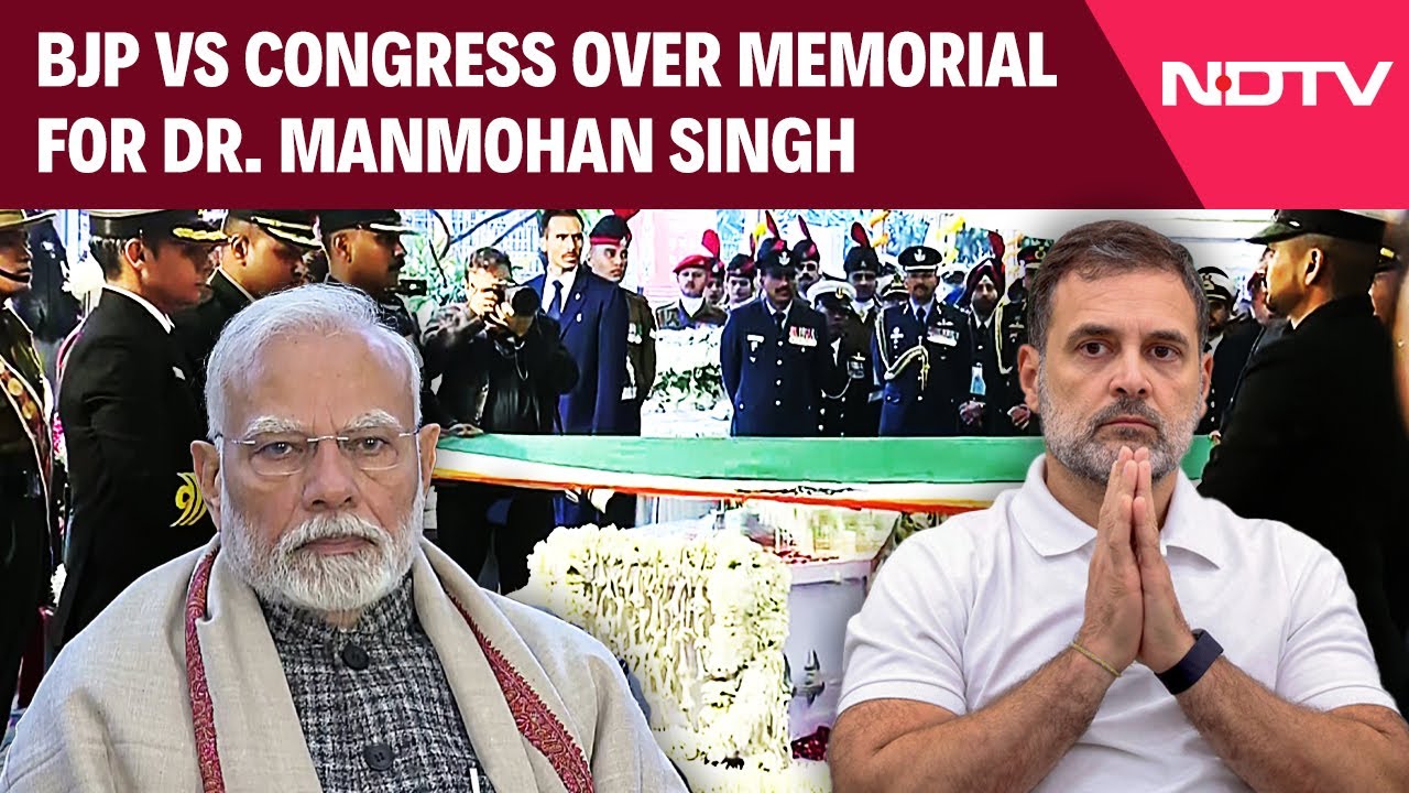 War Of Words Erupts Between BJP And Congress Over Memorial For Dr. Manmohan Singh