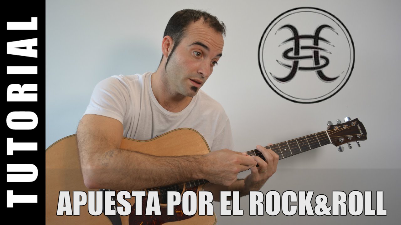 Como tocar Apuesta al Rock and Roll - Bunbury - guitarra FACIL tutorial acordes como tocar