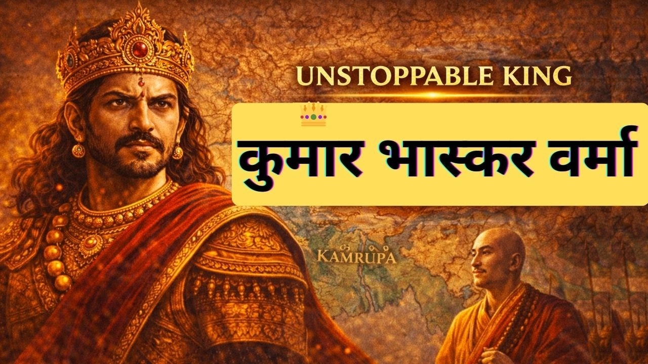 तलवार नहीं, दिमाग से जीता भारत ! 🧠 भास्कर वर्मा की कूटनीति | Bhaskar Varman