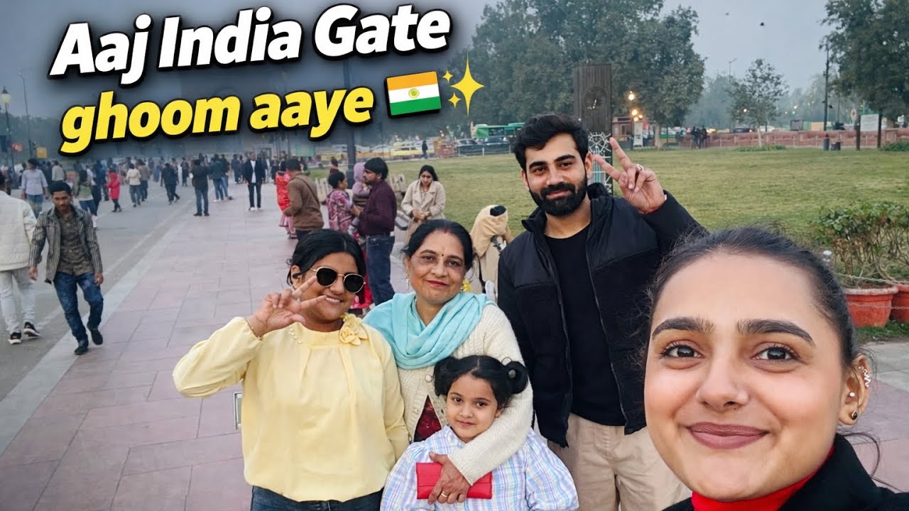Aaj achanak India Gate ghoom aaye 😬| Family Vlog”