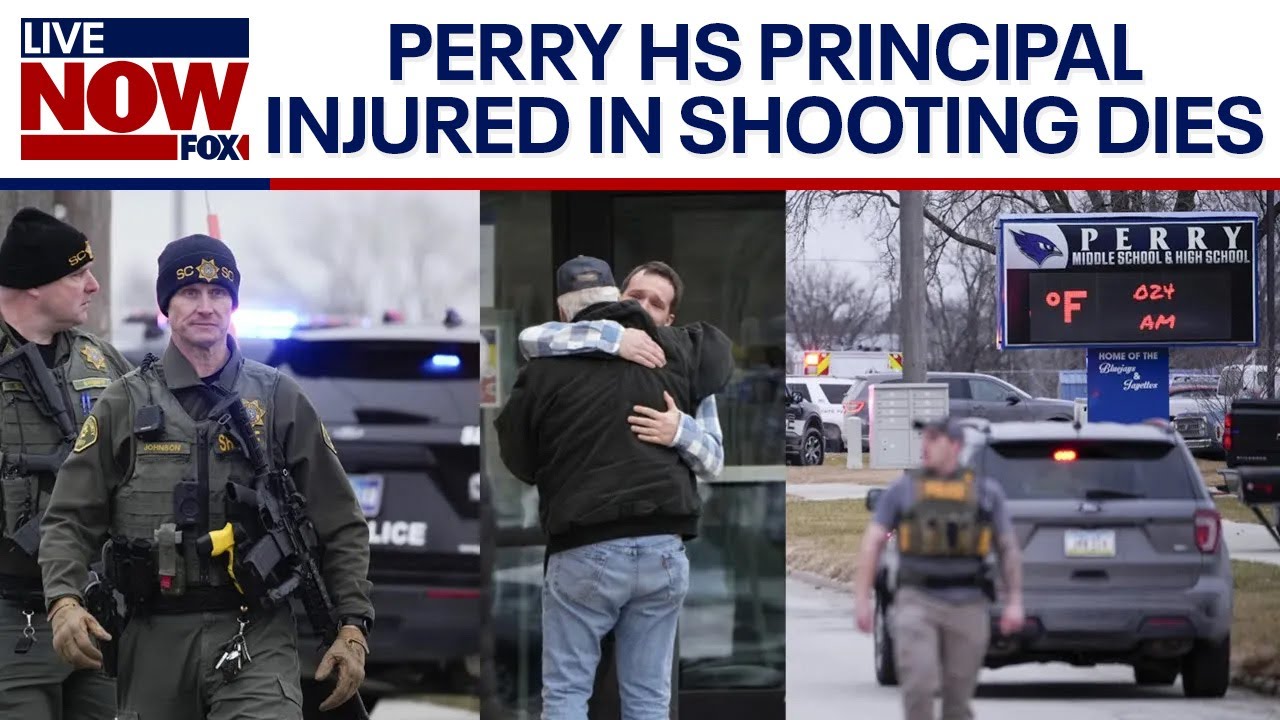Perry, Iowa High School principal injured in shooting dies | LiveNOW from FOX