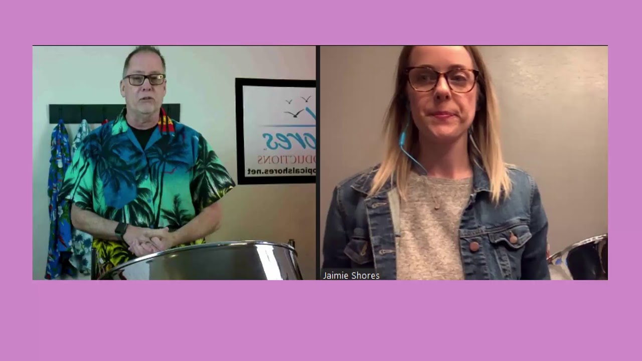 Tropical Shores Steel Drum Lessons Live Stream