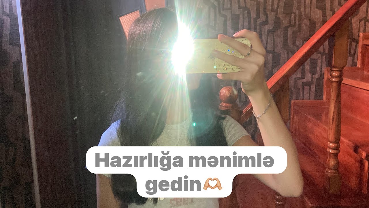 Hazırlığa mənimlə gedin vlogg🫶🏼/Hazırlanma, çantamda nə var, gediş, qayıdış