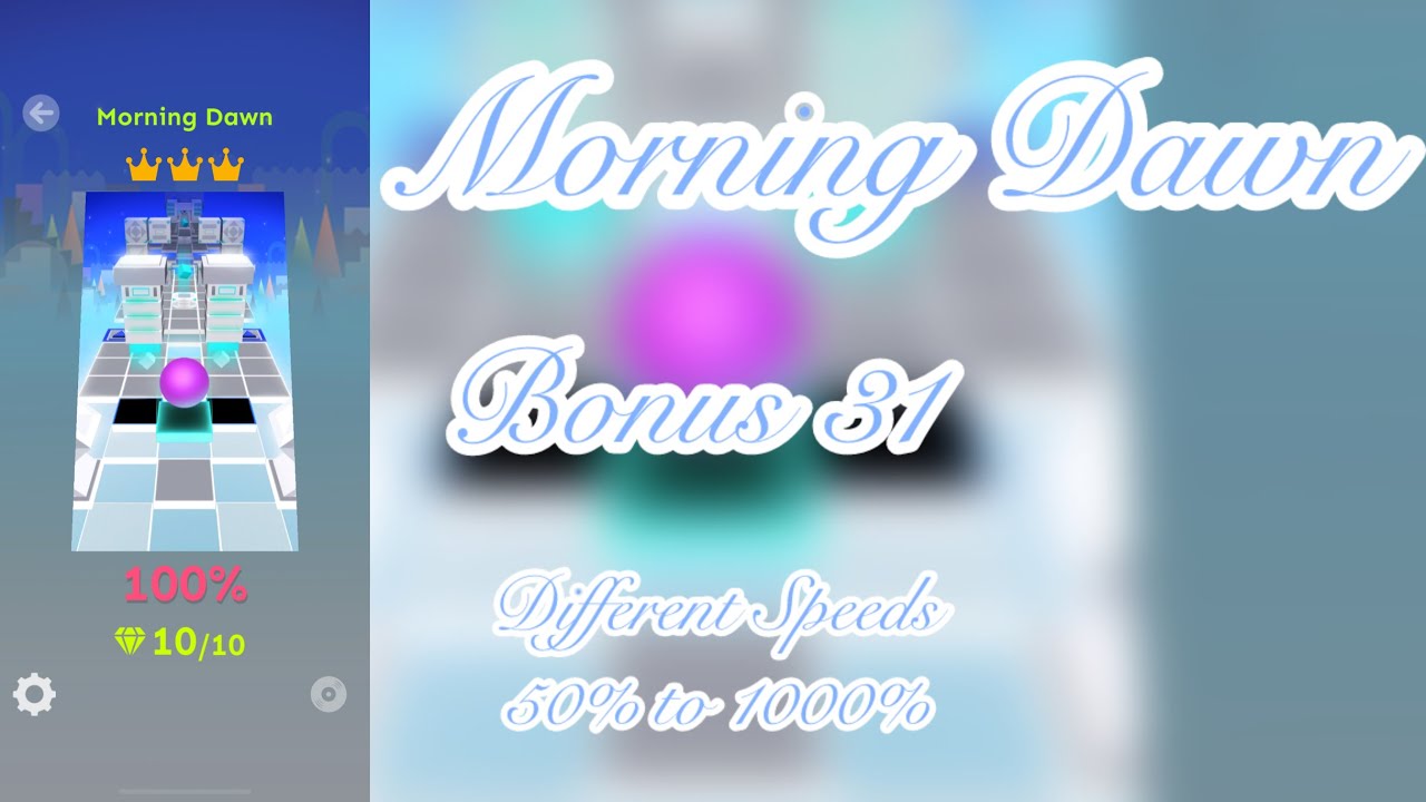 Rolling Sky - Morning Dawn (Different Speeds)