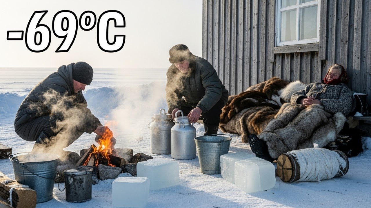 Day in the Life of a Family at −69°C (−95°F) in Yakutia, Siberia