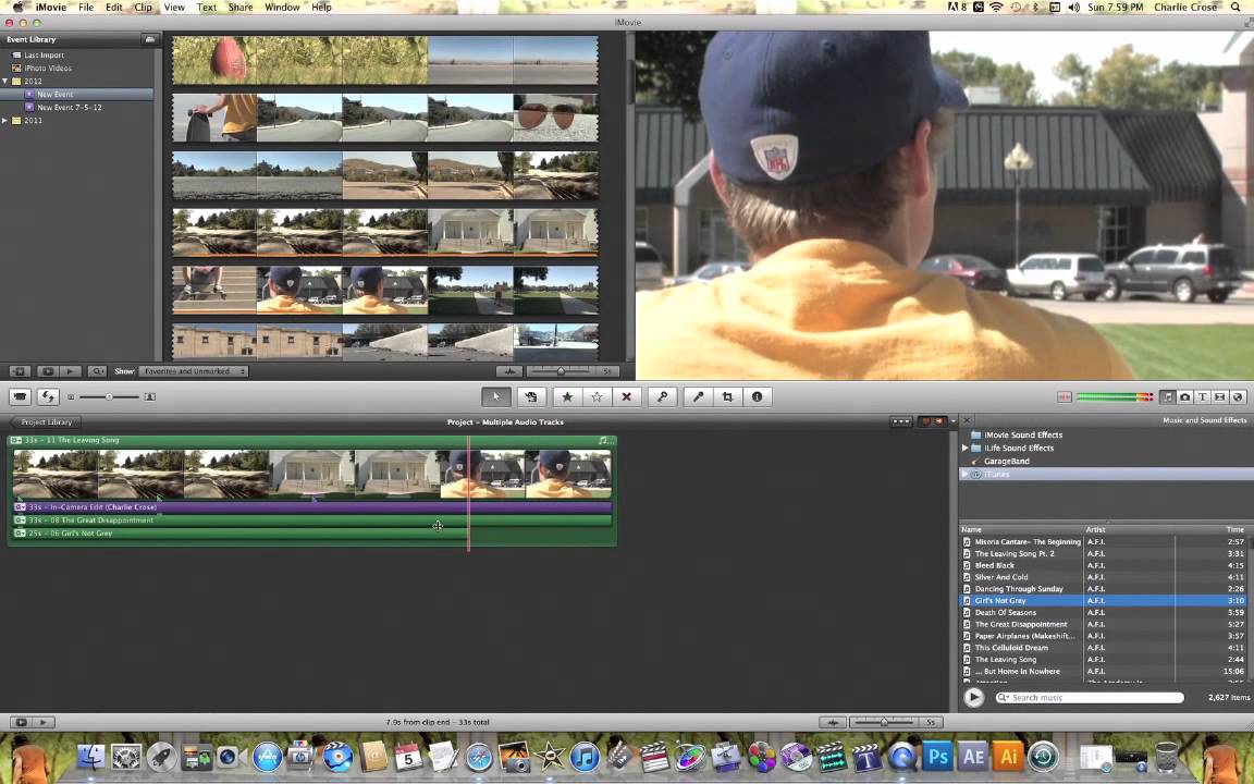 iMovie Multiple Audio Tracks