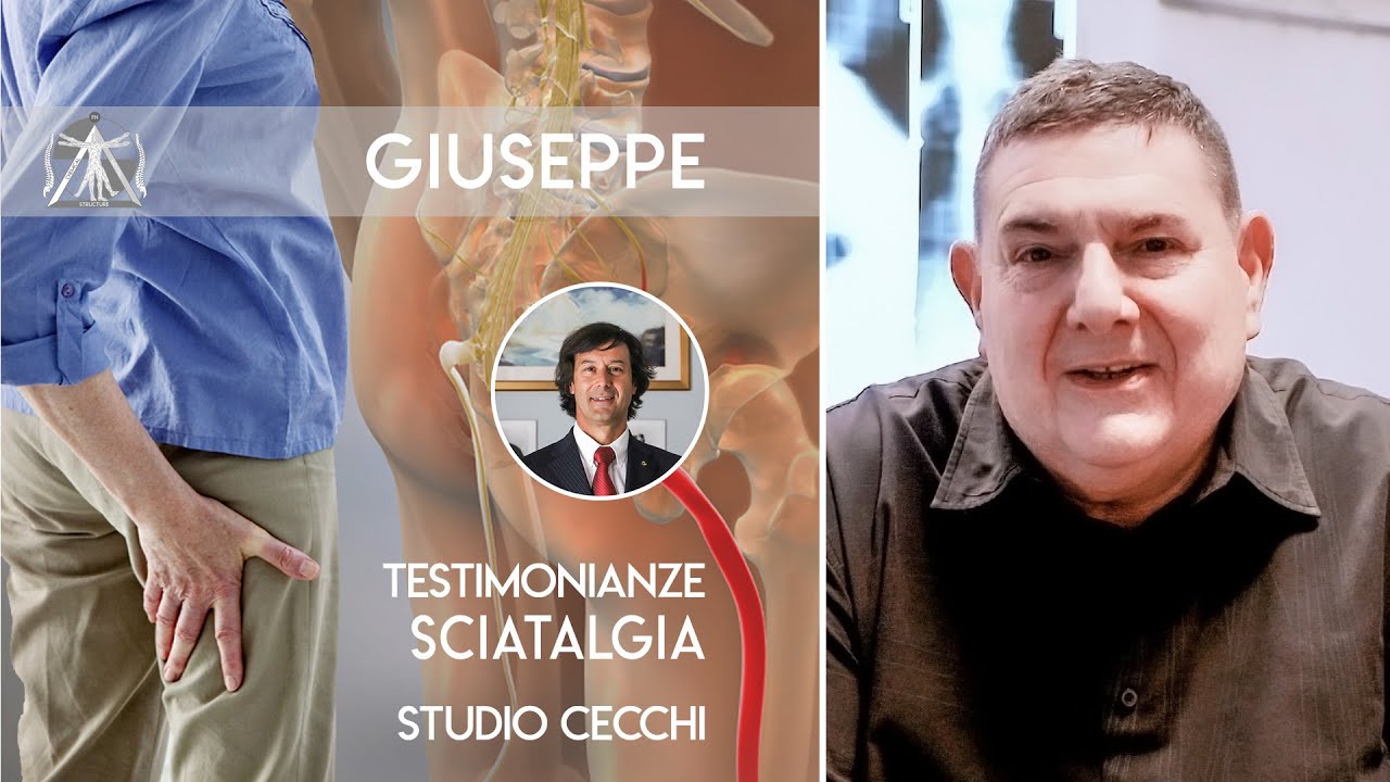 STUDIO CECCHI TESTIMONIANZE 74 GIUSEPPE   SCIATALGIA   NO INTERVENTO E MEDICINE   PREVENZIONE