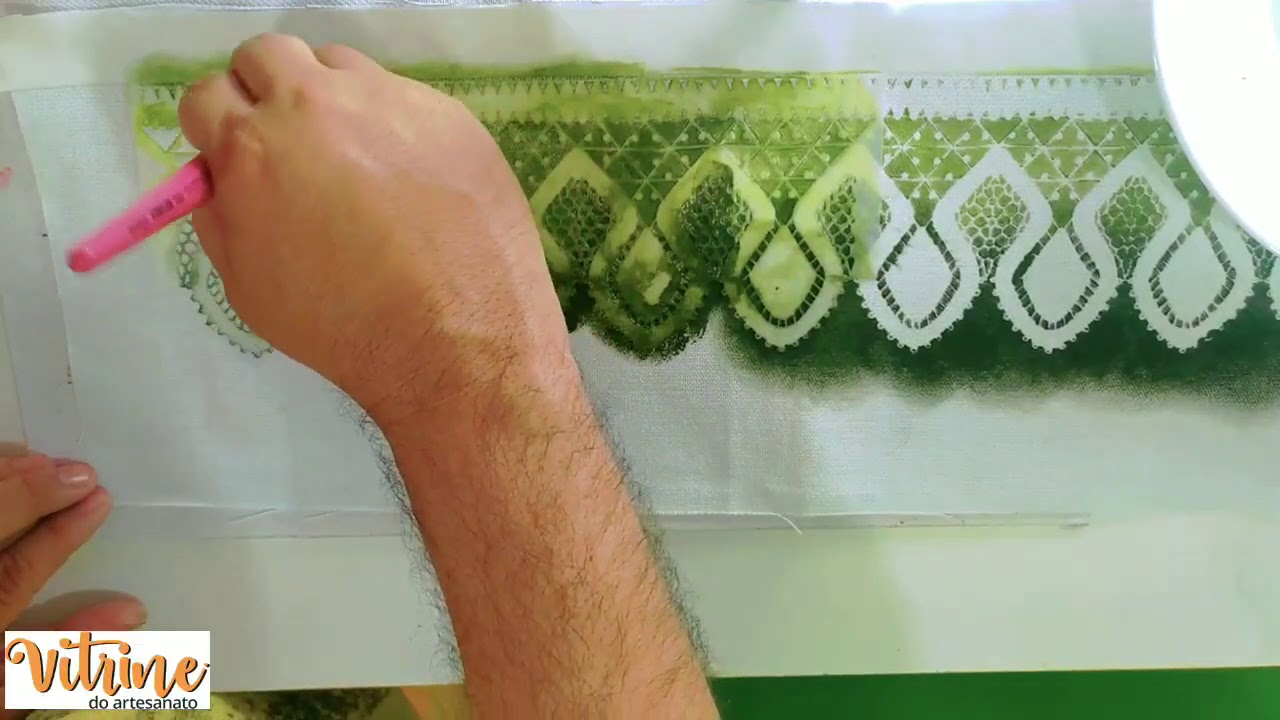 Como fazer: Barrado com Renda Turca (Coleção Riqueza em Detalhes com Juari Souza, Pintura em Tecido)