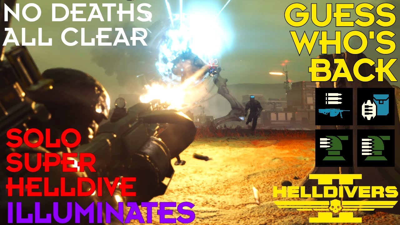 Helldivers 2 // Illuminate Solo Super Helldive Lvl 10 - All Clear, No Deaths