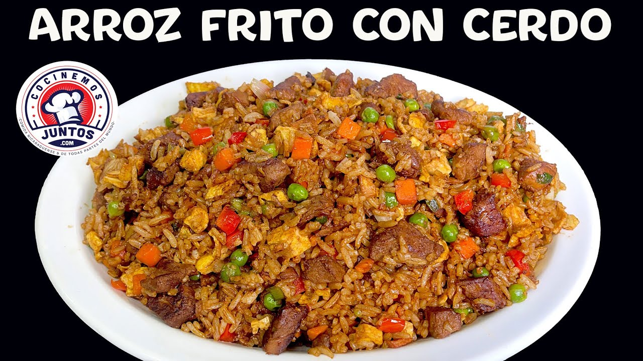 Como hacer arroz frito Chino con cerdo.