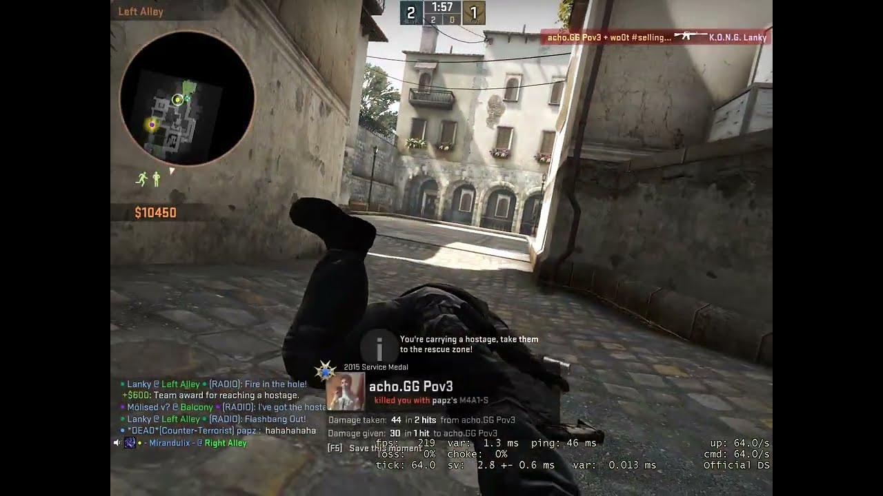 ap0calypse playing CS:GO (rare) - part 2
