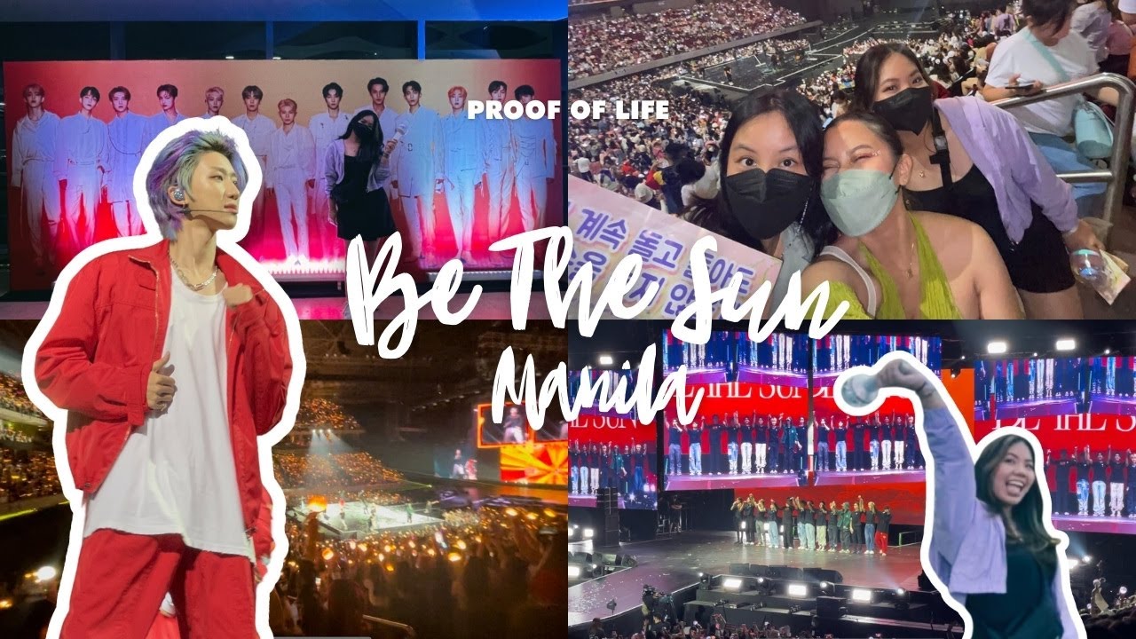 Proof of Life: SEVENTEEN 'Be The Sun' in Manila Day 1 (my first kpop concert) fancam + vlog 😍 | Zoé