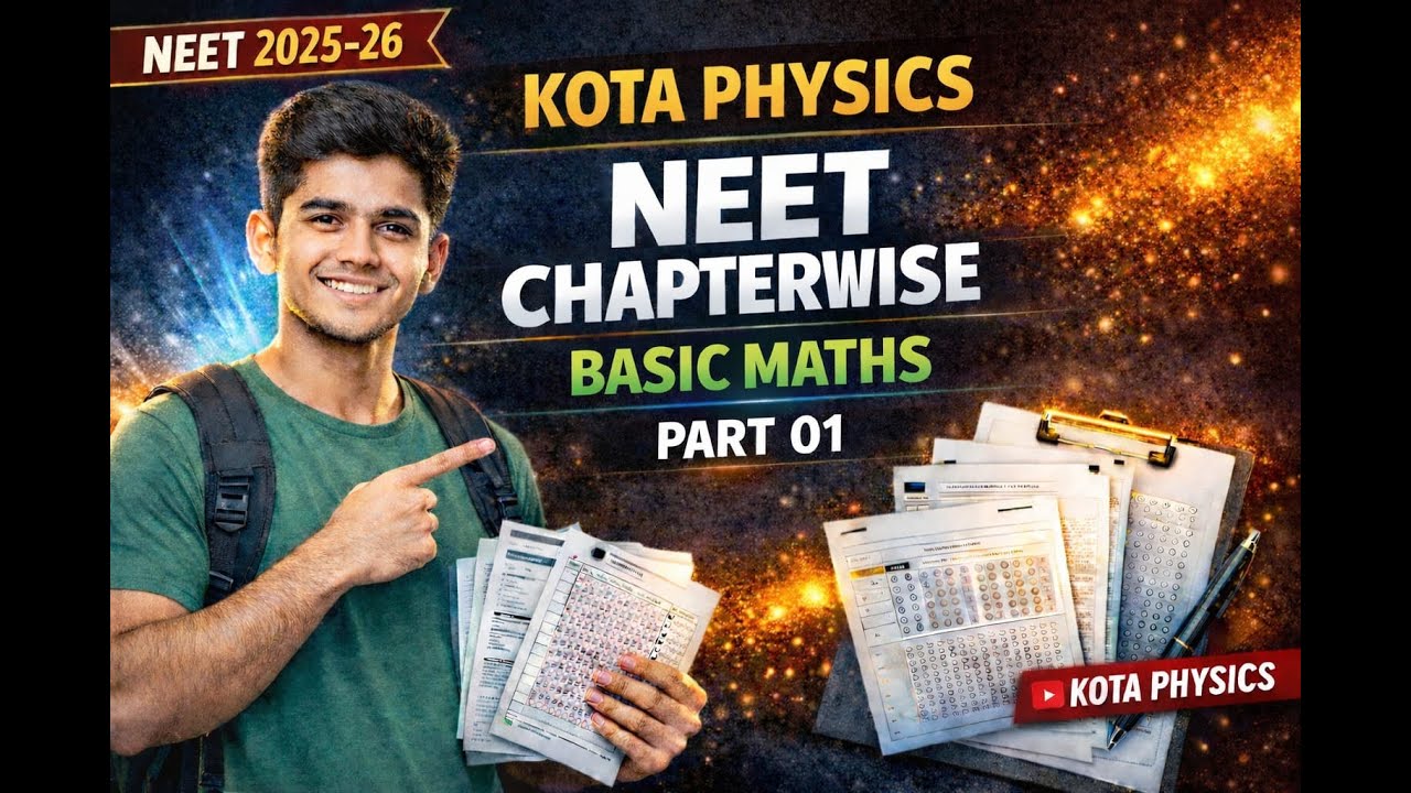 BASIC MATHS in ONE SHOT PART 01,#Last Chance to Crack NEET 2026