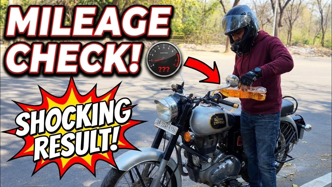 Shocking Mileage Result of My Old Royal Enfield Classic 350!😱 #royalenfield #oldclassic 