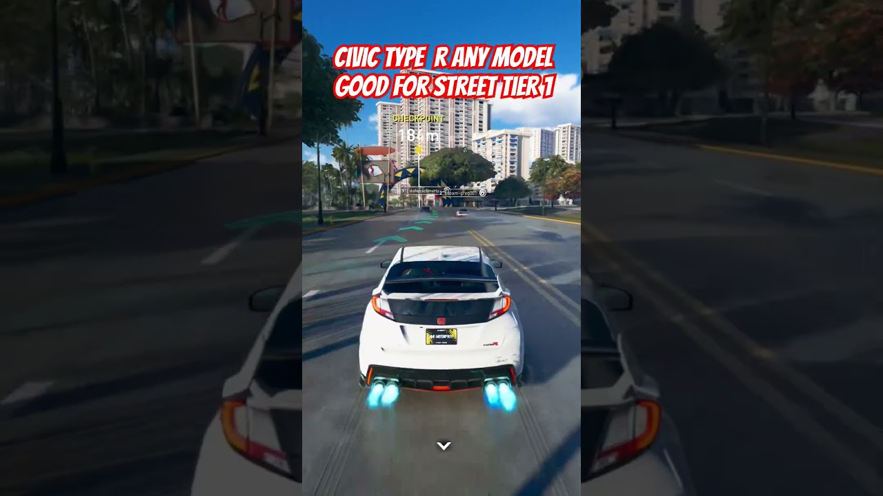 Civic Type R. Good Street Tier 1 vehicle. #shorts #motorfest  #grandrace #thegrandrace #racing