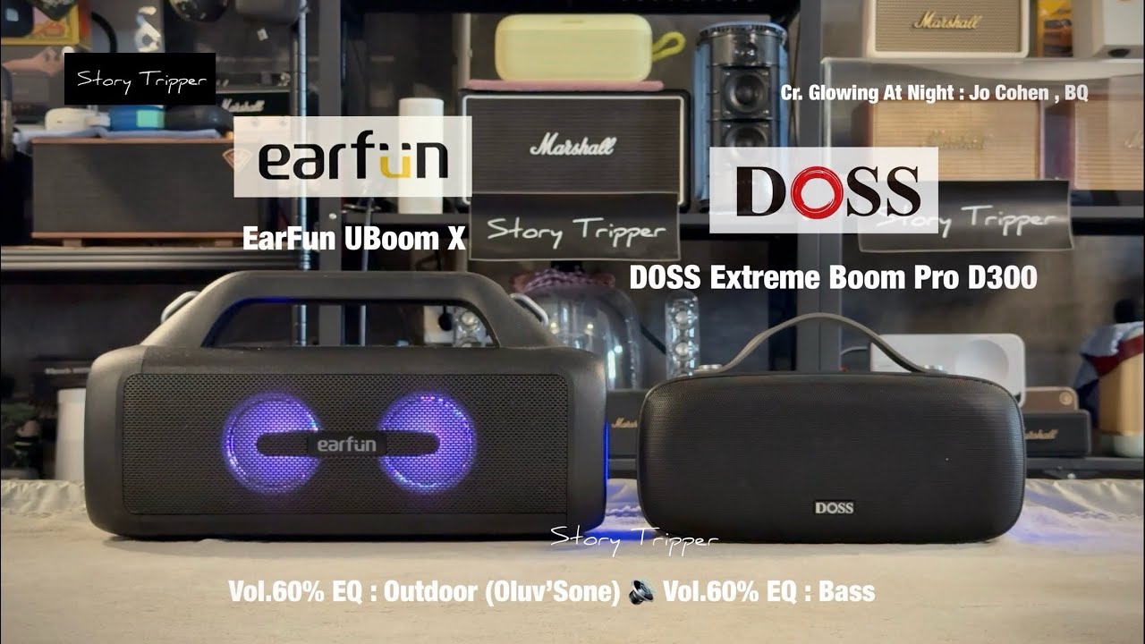 EarFun UBoom X vs DOSS Extreme Boom Pro D300
