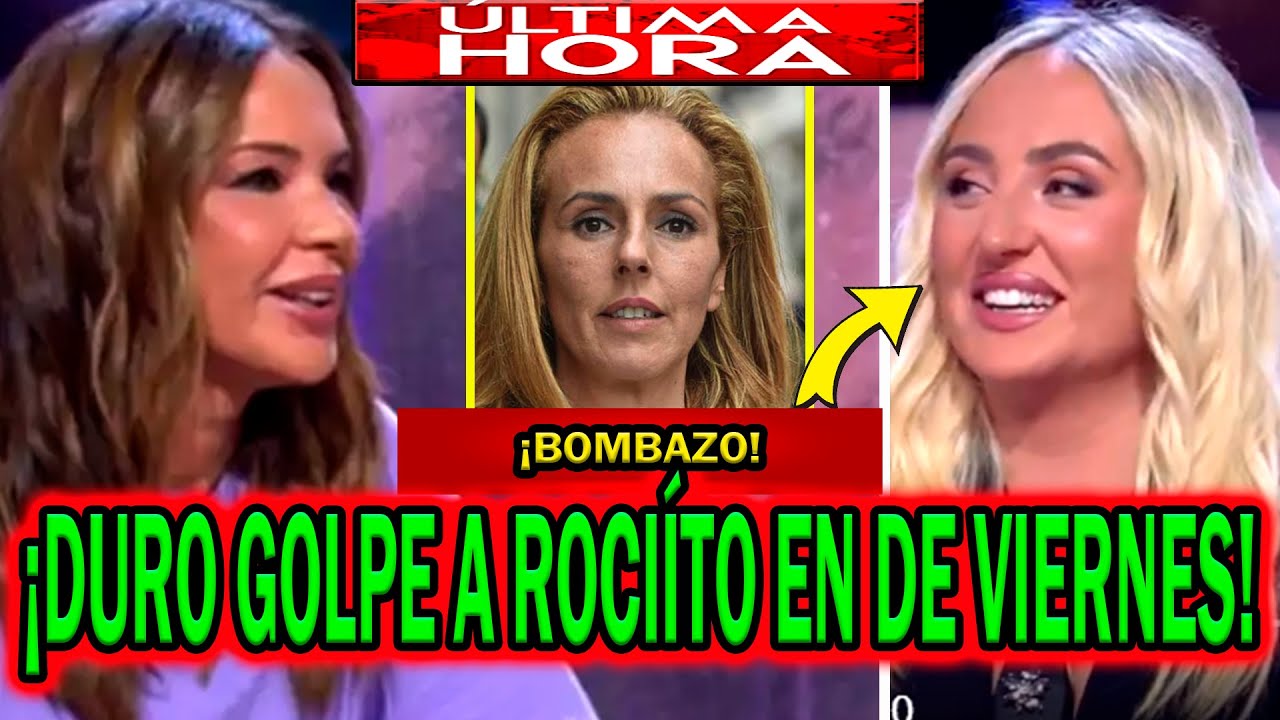 💥&iexcl;DURO GOLPE! A ROC&Iacute;O CARRASCO EN DE VIERNES DE ROC&Iacute;O FLORES Y OLGA MORENO CON SANTI ACOSTA