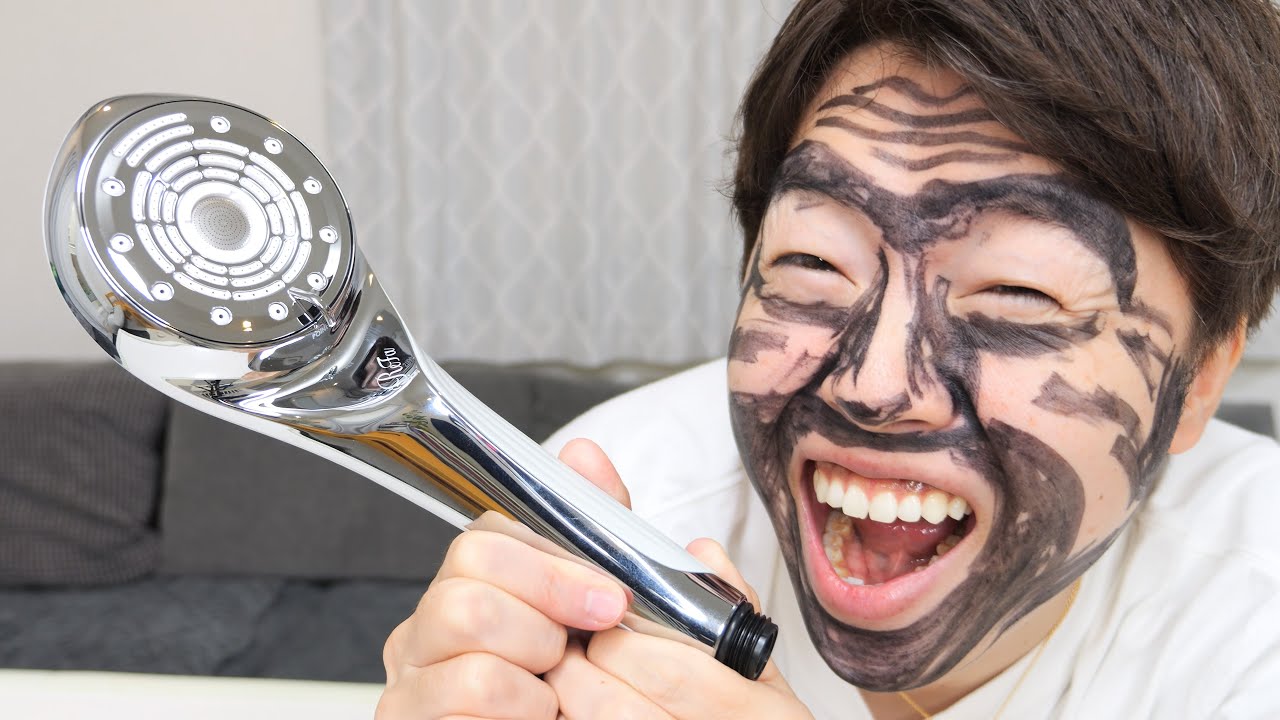 【3万円】最新の高級シャワーヘッドで油性ペンは落ちるのか？︕【ReFa FINE BUBBLE U】