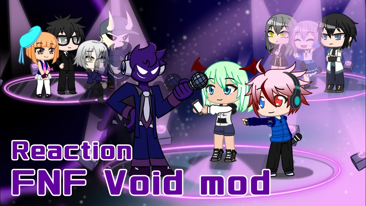 Characters react to FNF Void mod || The Rookie J.