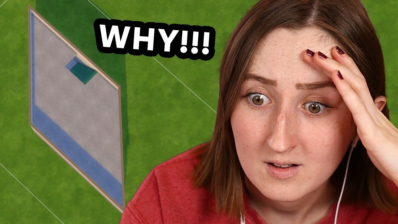 the sims made an official build challenge and it's EVIL