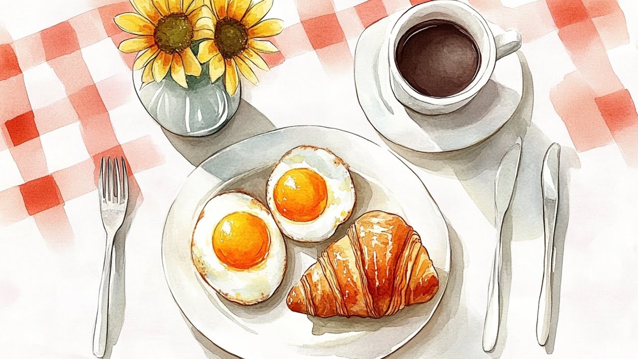 golden morning nostalgia ☕ | cozy vintage jazz & oldies | warm 1950s breakfast vibes