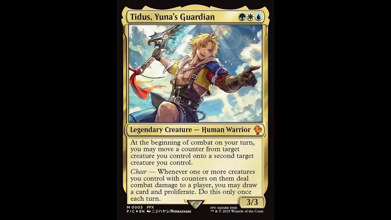 MTG Commander/EDH Deck Tech 2025 - Tidus, Yuna's Guardian (cyphs request) Counters of all kinds