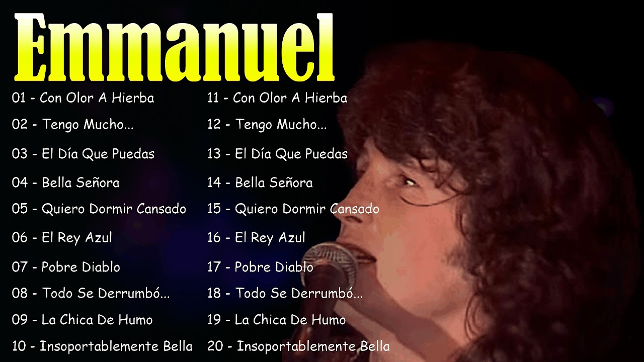 Emmanuel 15 Grandes &Ecirc;xitos 2026 | Lo Mejor Del Rey Del Pop Latino | Bella Se&ntilde;ora y Sentirme Vivo