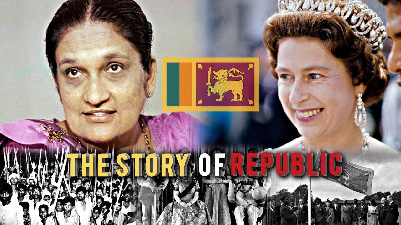 The story of Republic Sri Lanka  #srilanka #ceylon #queenelizabethii #sirimavobandaranaike #1972