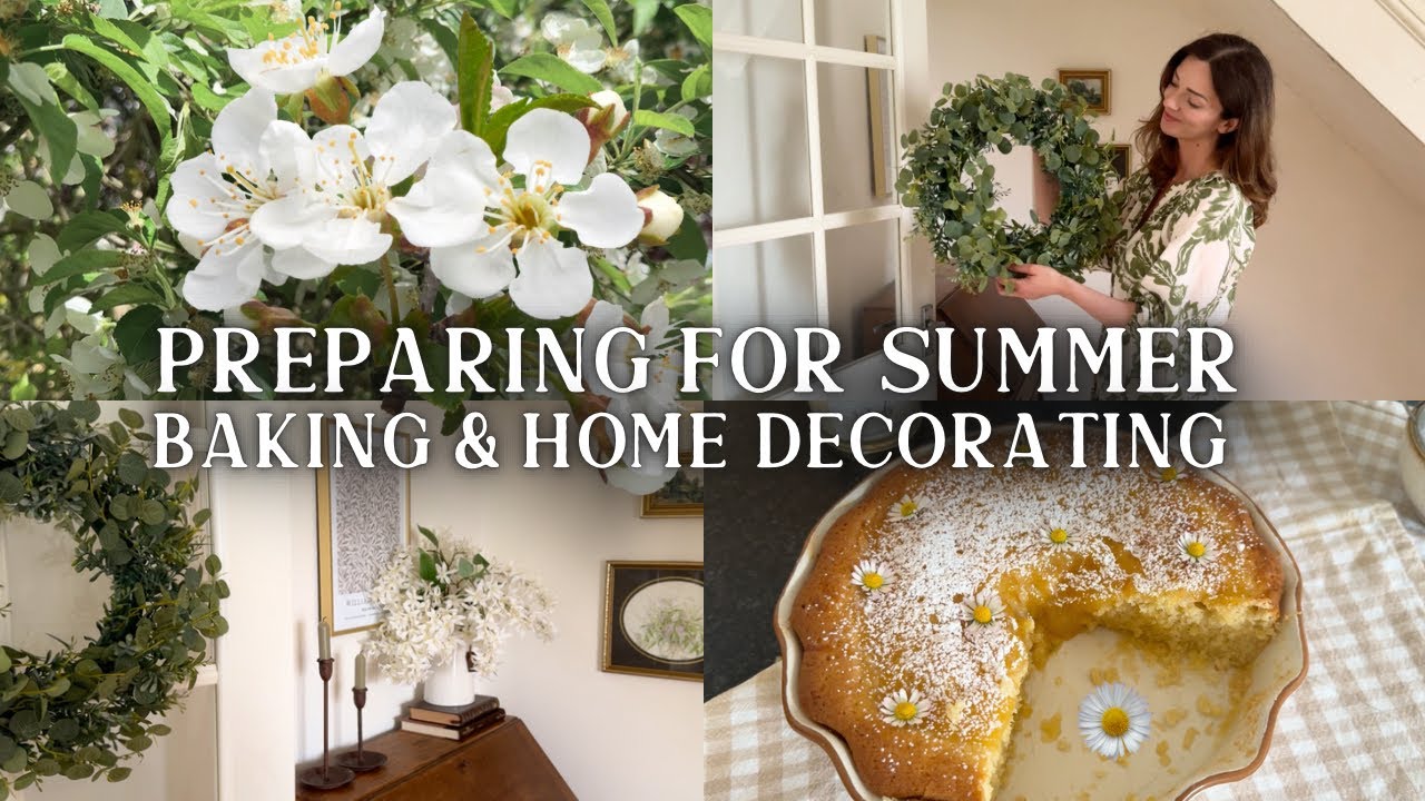 Slow Living in the English Countryside: Preparing for Summer, Cottage Home & Baking Vlog UK