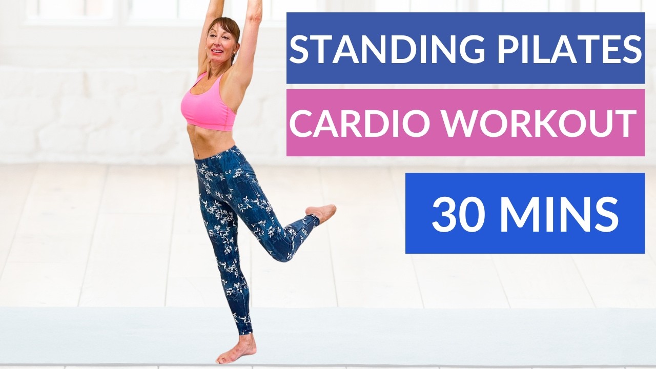 Standing Cardio Workout | No Jumping | Includes Warm Up and Cool Down Stretch | 30 Minutes