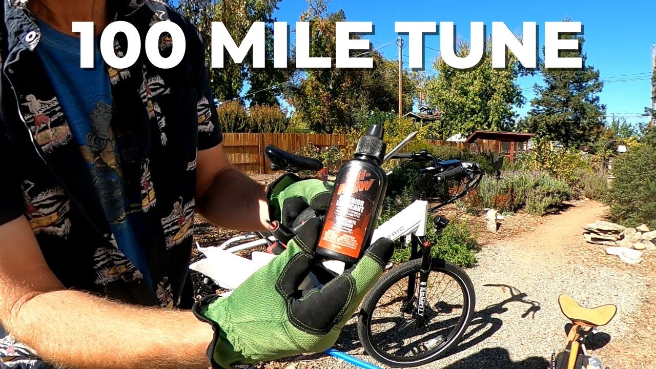 How to do your first new e-bike tune-up @ around 100 miles!
