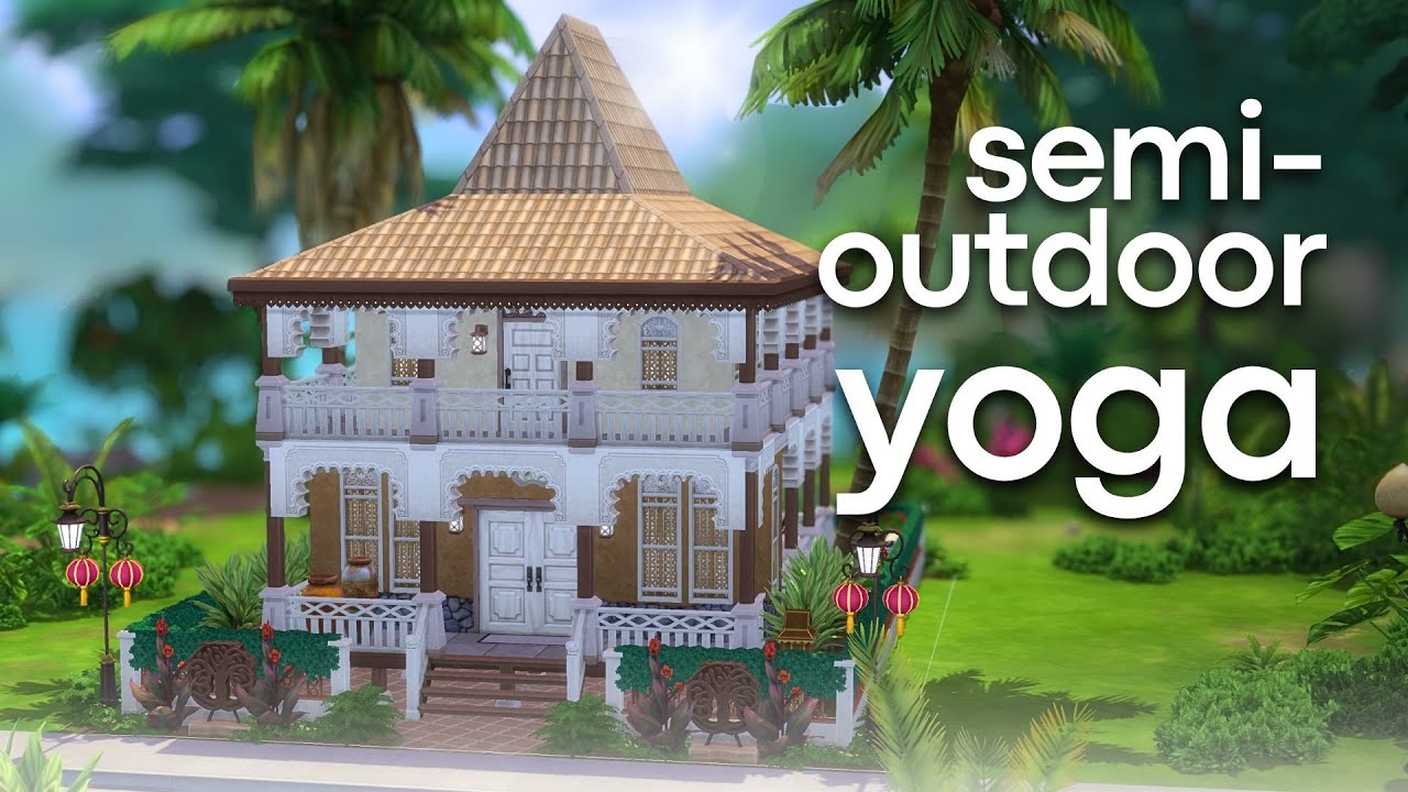 Tempat Yoga di Tomarang Untuk Para Yogaholic 🧘 | The Sims 4 Indonesia Speedbuild