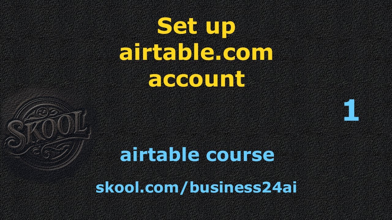Set Up your airtable.com account