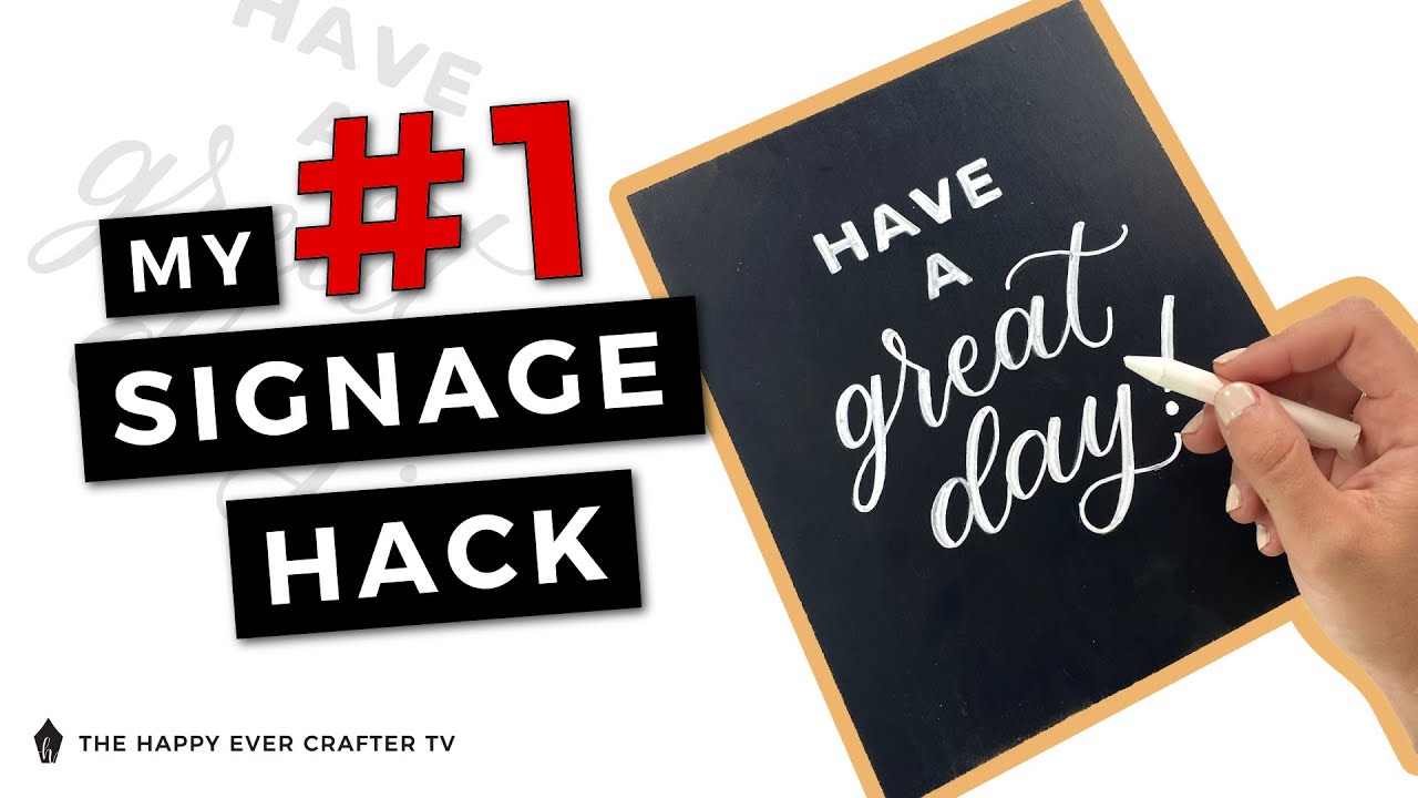 My #1 Most-Used Lettering Hack
