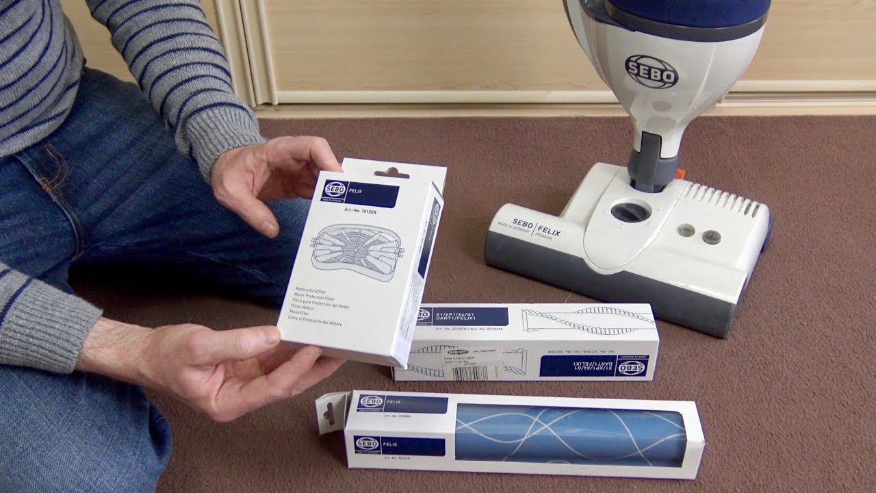 Sebo Felix Maintenance Tips Filters & Brushroll Replacement