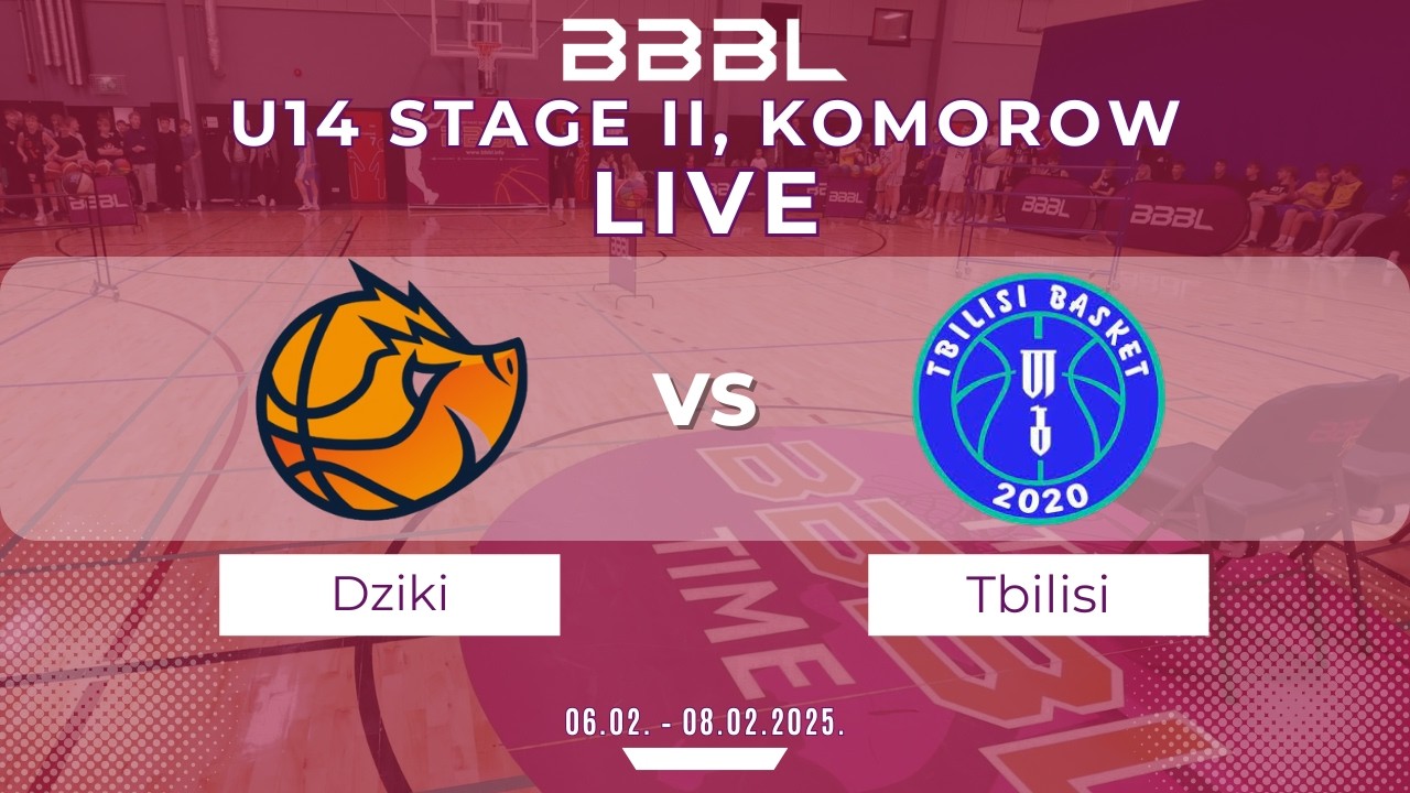 Tbilisi Basket 2012 vs Akademia Mlodych Dzikow 2012 | BBBL U14 | Stage II