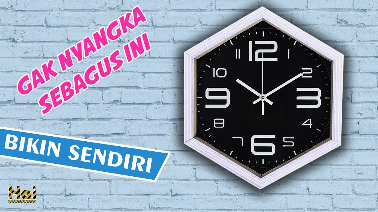 Wow Keren.! Bikin Jam Dinding Unik Cuman Dari Kardus Bekas | DIY Wall Clock From Cardboard