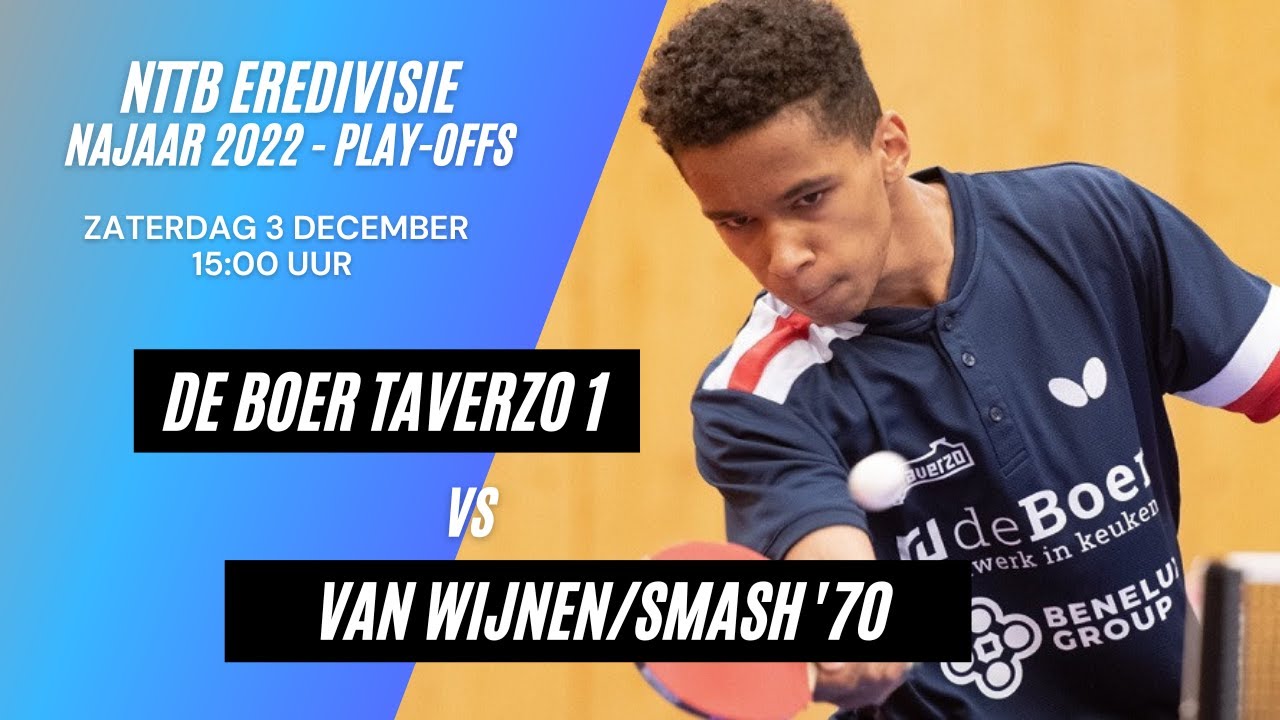 Eredivisie 2022 halve finale play-offs: De Boer Taverzo 1 - van Wijnen/Smash '70 (H)