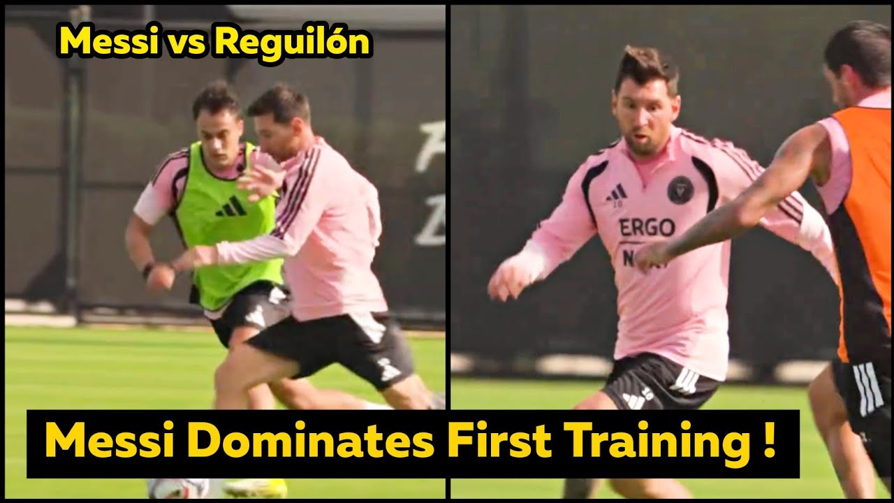 Lionel Messi Shows No Mercy to Newcomers in first Inter Miami training